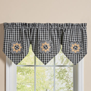 Stafford Sunflower Lined Triple Point Valance 20